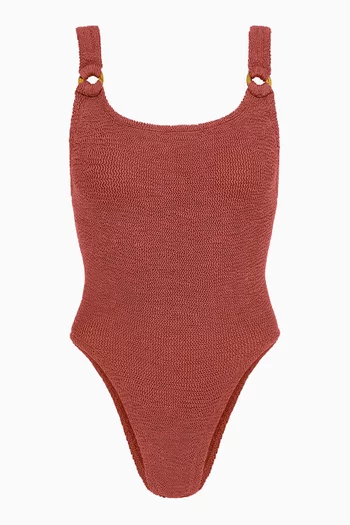 Domino One-Piece Swimsuit in Original Crinkle™