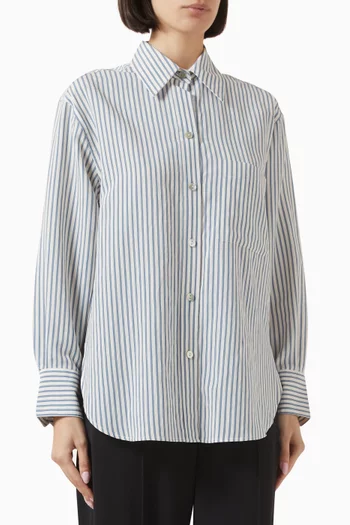 Furrow Striped Shirt in Cotton