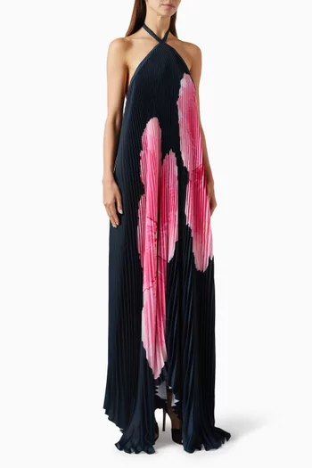Deesse Pleated Gown