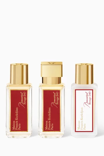 مجموعة هدايا روتين عطر باكارات روج 540 (3 × 35 ملل)