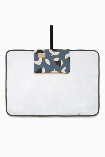 Hyde Park Waterproof Travel Changing Mat in Organic Cotton Twill