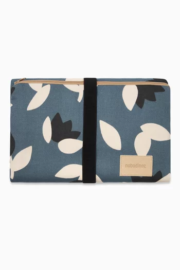 Hyde Park Waterproof Travel Changing Mat in Organic Cotton Twill