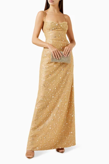 Mirror Sequin-embellished Gown in Tulle