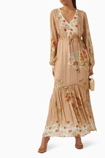 Rohi Floral-print Maxi Dress