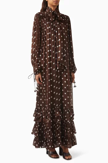 Tira Polka Dot-print Maxi Dress