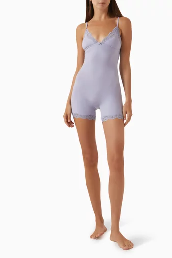 Fits Everybody Lace Triangle Onesie