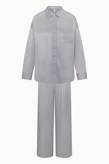 Silk Oversized Sleep Set