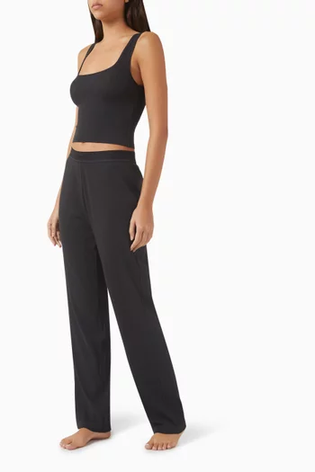 Cotton Rib Pants