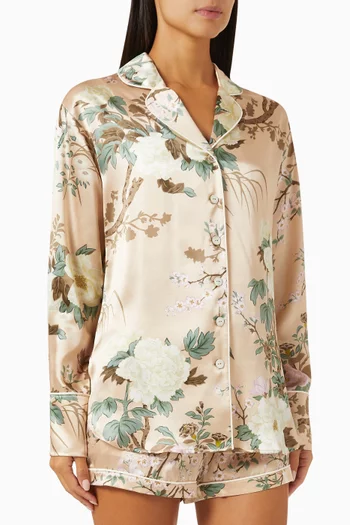 Alba Tirtoff Floral Pyjamas in Silk