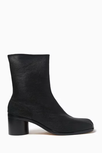 Buy Maison Margiela Black Tabi 60 Ankle Boots in Leather for Men Online Ounass Kuwait