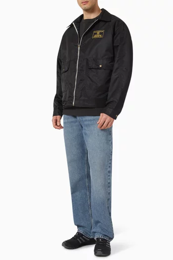 Collegiate Jacket in Nylon Twill