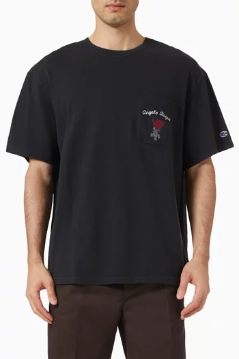 x Angelo Baque Pocket T-shirt in Cotton