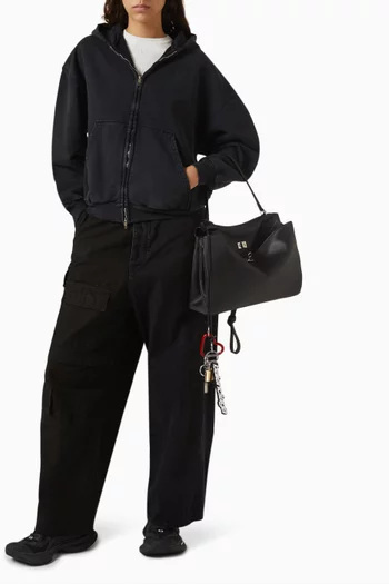 Medium Rodeo Handbag in Leather