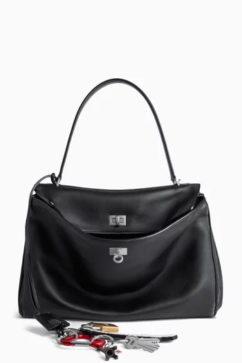 Medium Rodeo Handbag in Leather