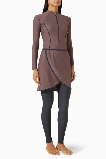 طقم صوفيا كلاسيكي للسباحة، 4 قطع