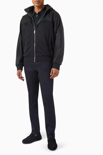 x Porsche Jacket in Nylon-cotton Blend