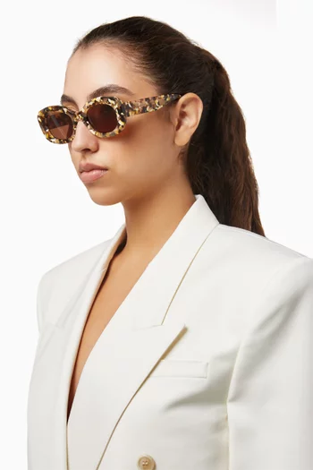 The Cinnamon Sunglasses in Acetate