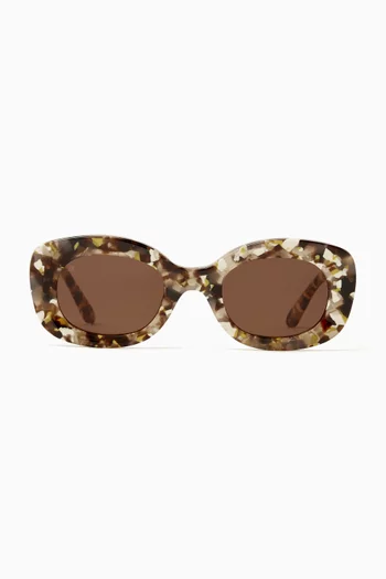 The Cinnamon Sunglasses in Acetate