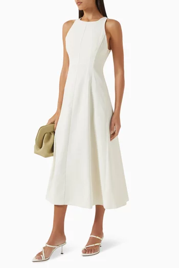 Acanto Midi Dress in Recycled Crepe