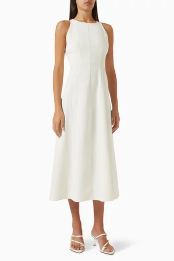 Acanto Midi Dress in Recycled Crepe