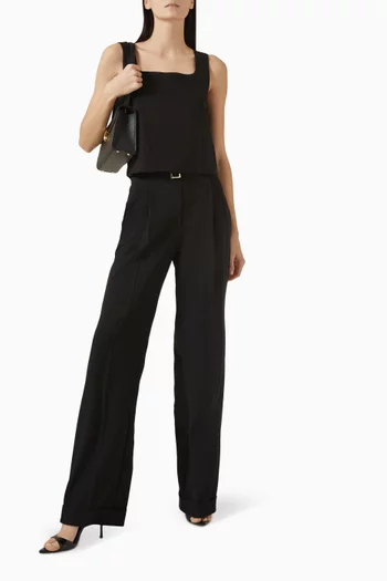 Terni Monochrome Top in Linen-blend