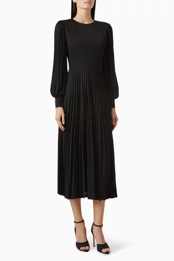 فستان ريدي متوسط الطول فيسكوز وجيرسيه