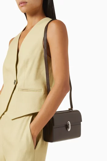 Symmetry 19 Convertible Crossbody Bag in Polished Leather