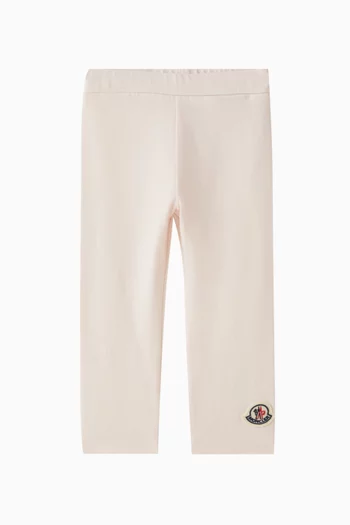 Logo Patch Leggings in Jersey