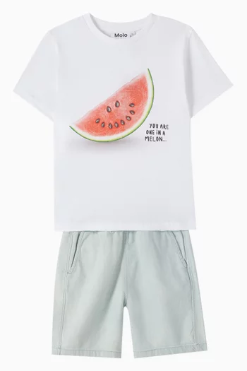 Avart Shorts in Organic Cotton-denim