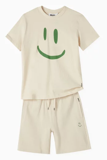 Plain Shorts in Cotton