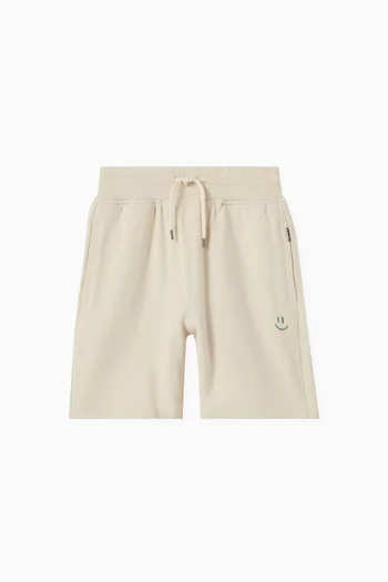Plain Shorts in Cotton