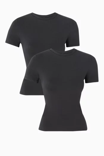 Cotton Jersey T-shirt, Set of 2