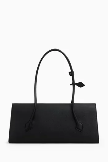Le Teckel Flap Tote Bag in Grained Calfskin
