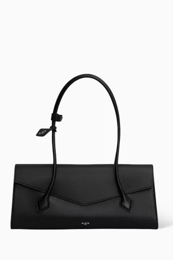 Le Teckel Flap Tote Bag in Grained Calfskin