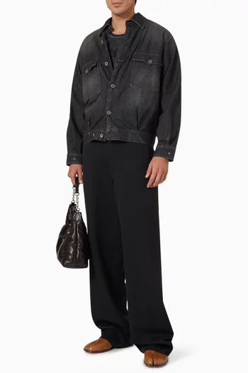 Distressed Jacket in Denim