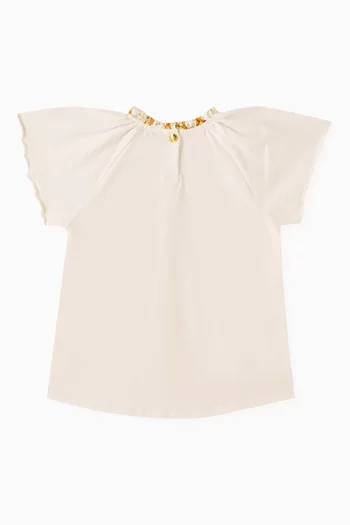 Logo Print T-Shirt in Cotton