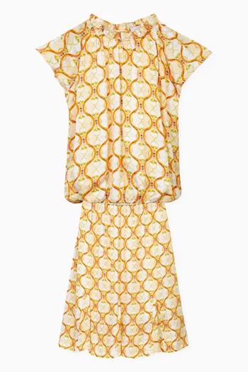 Printed Top in Viscose