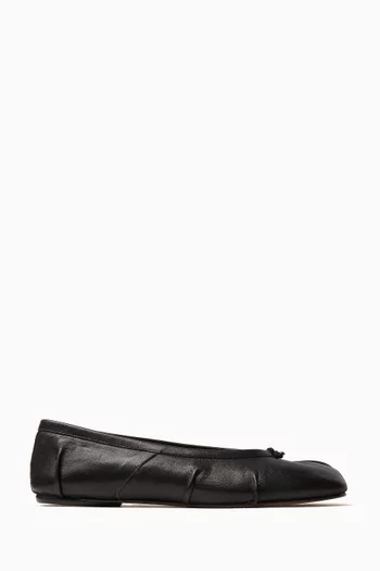 Tabi Ballet Flats in Leather