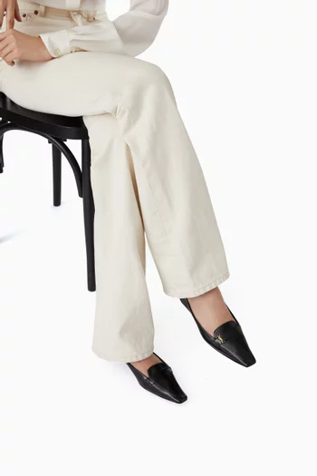 Poppy Ballet Flats in Leather