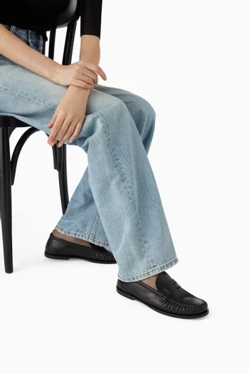 LAURENT Loafers in Smooth Leather