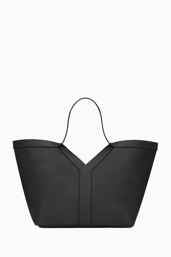 Y Tote Bag in Grained Leather