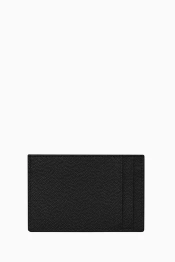 Cassandre Card Case in Embossed Leather