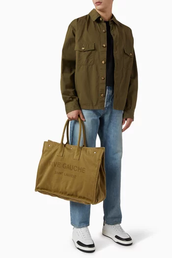 Large Rive Gauche Tote Bag in Canvas