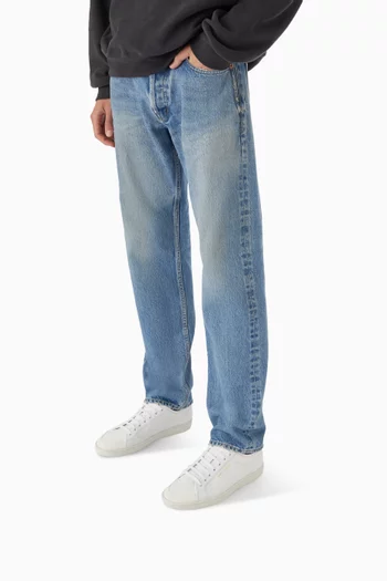 Gym Sneakers in Smooth Leather