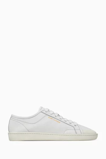 Gym Sneakers in Smooth Leather