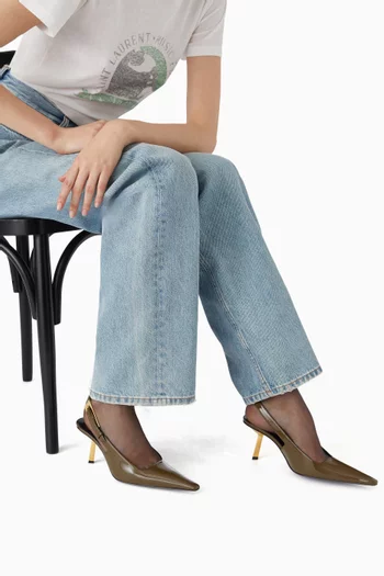 Lee 75 Slingback Pumps in Patent Leather