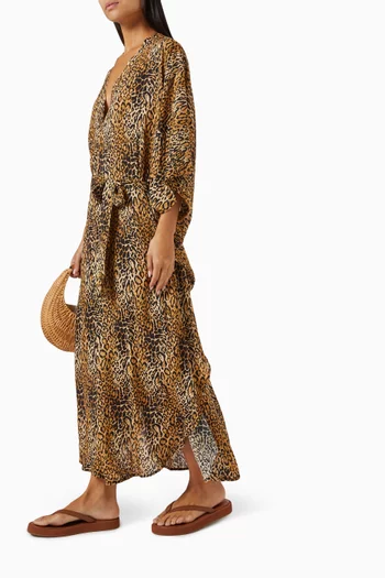Bonnia Belted Kaftan in Viscose