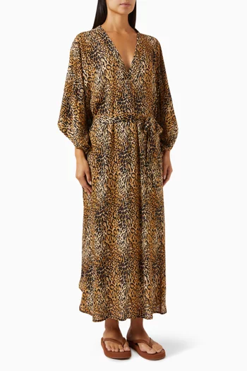 Bonnia Belted Kaftan in Viscose