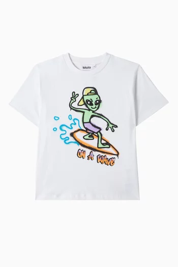 Riley UFO Surfer T-shirt in Organic Cotton