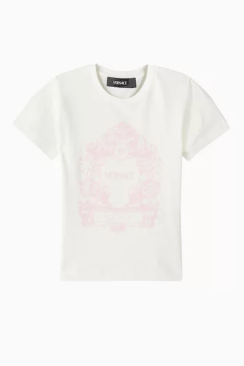 Logo Print T-Shirt in Cotton
